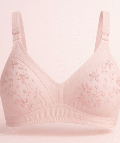 Cotton Embroidered Chicken Bra for Women