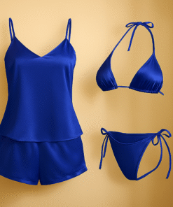 Premium Satin Sleepwear & Lingerie Combo