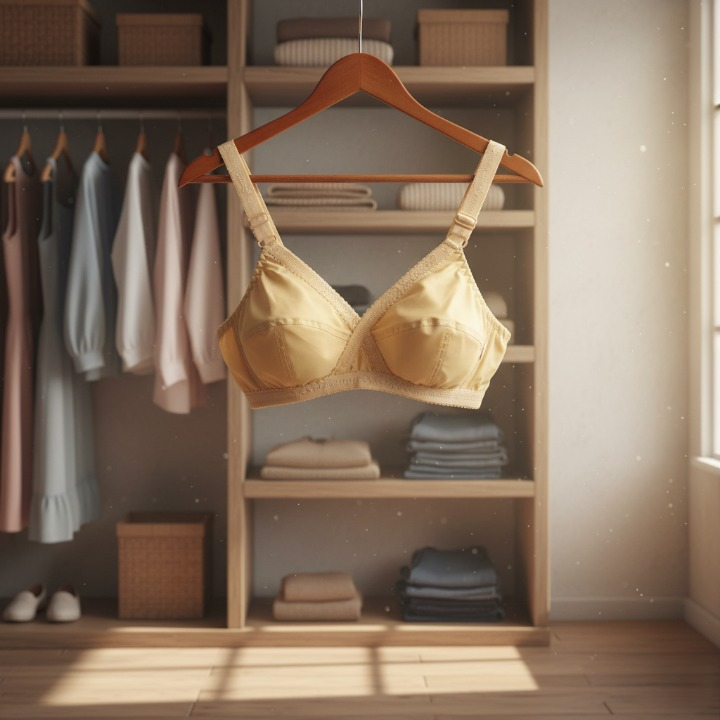 Cotton Cross Style Plus Size Bra - Image 5