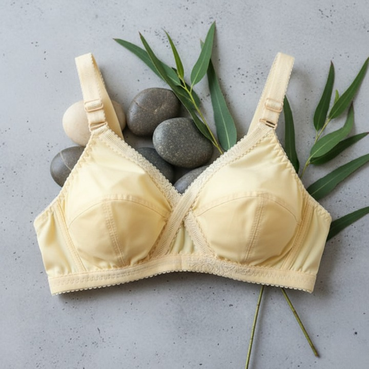 Cotton Cross Style Plus Size Bra