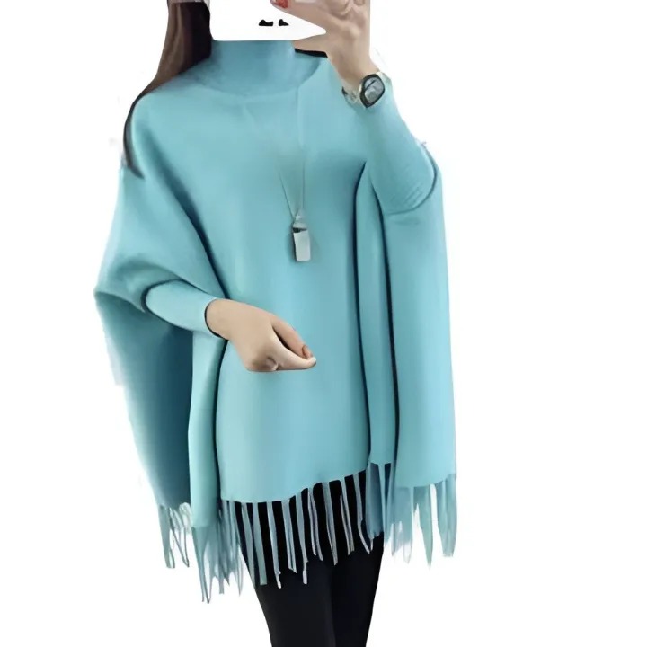 Winter Fleece Poncho for Women - Image 2