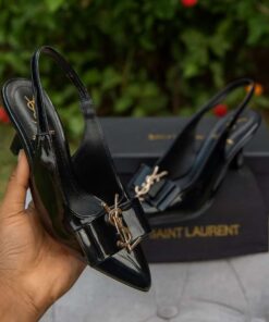 Alternative view of Elegant Black Kitten Heel Shoes For Women