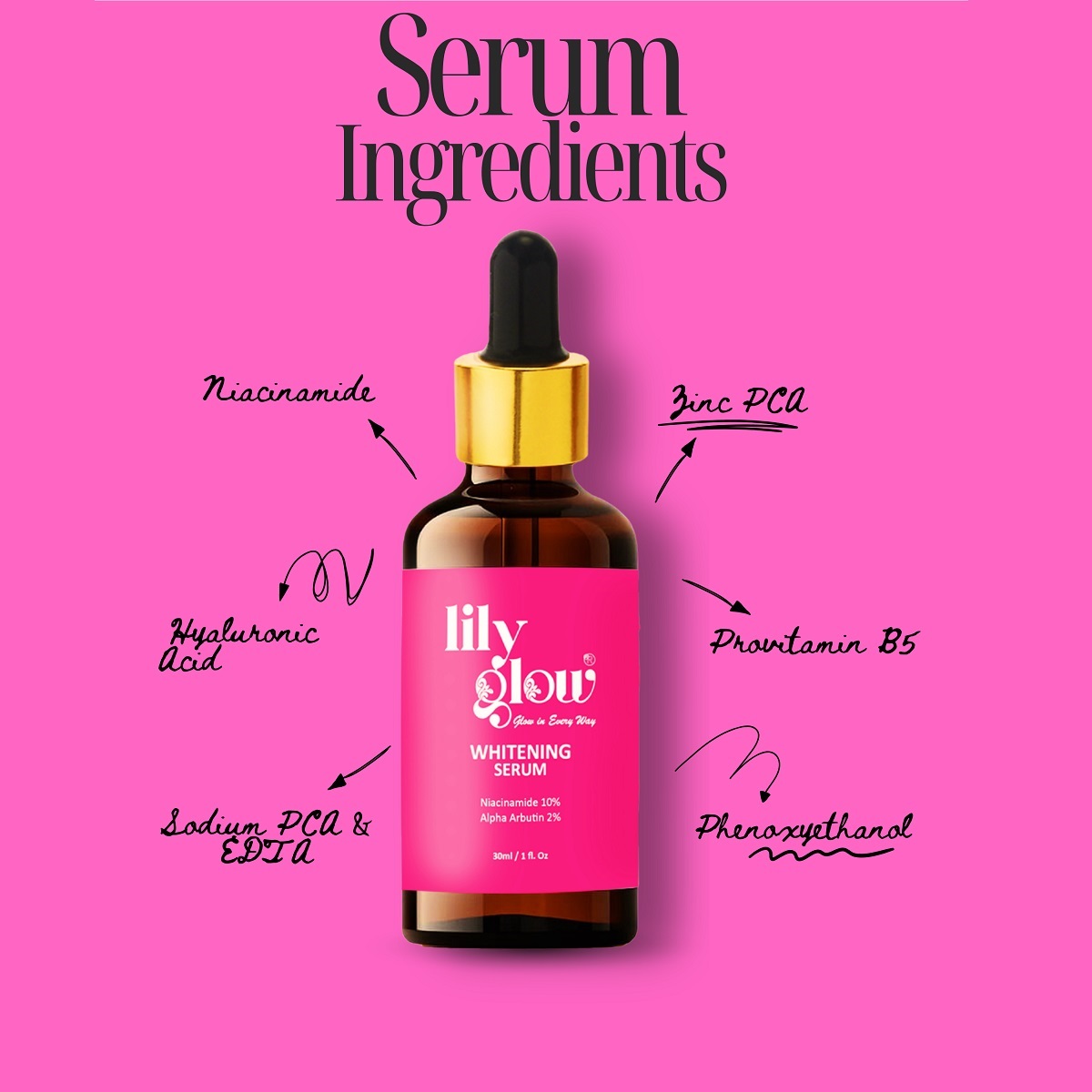 Lily Glow Whitening Serum for Face, Hands & Feet - Image 5