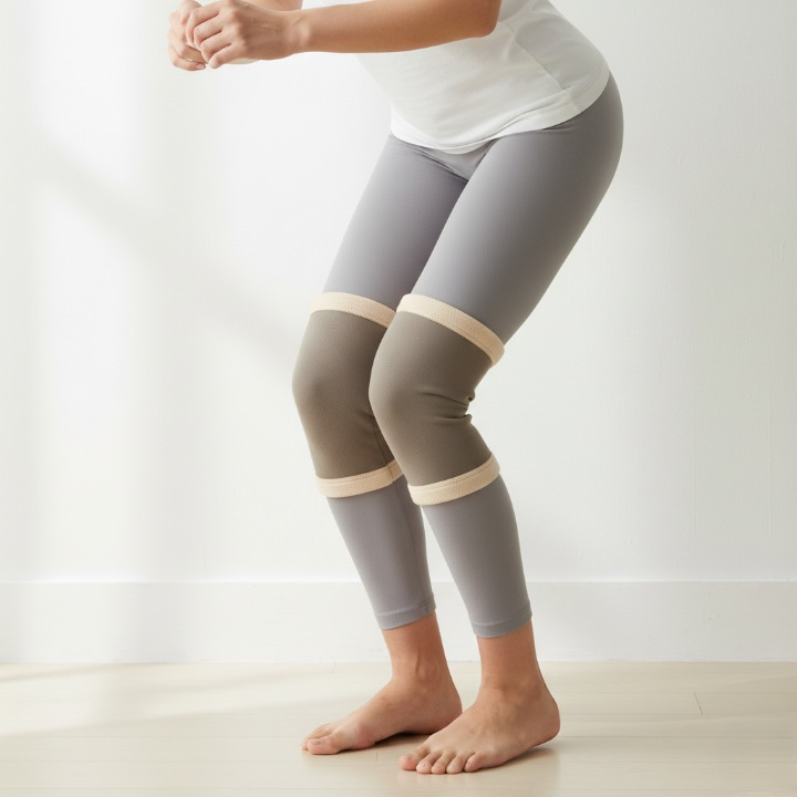 1 Pair Elastic Knee Support Sleeve