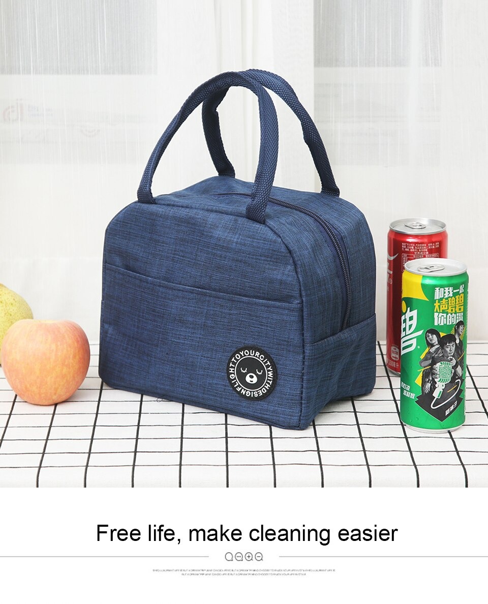 Portable Thermal Insulated Lunch Bag – Perfect For School, Office, Outing, And Picnic - Image 4
