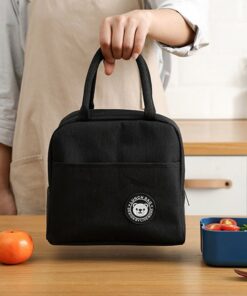 Alternative view of Portable Thermal Insulated Lunch Bag – Perfect For School, Office, Outing, And Picnic