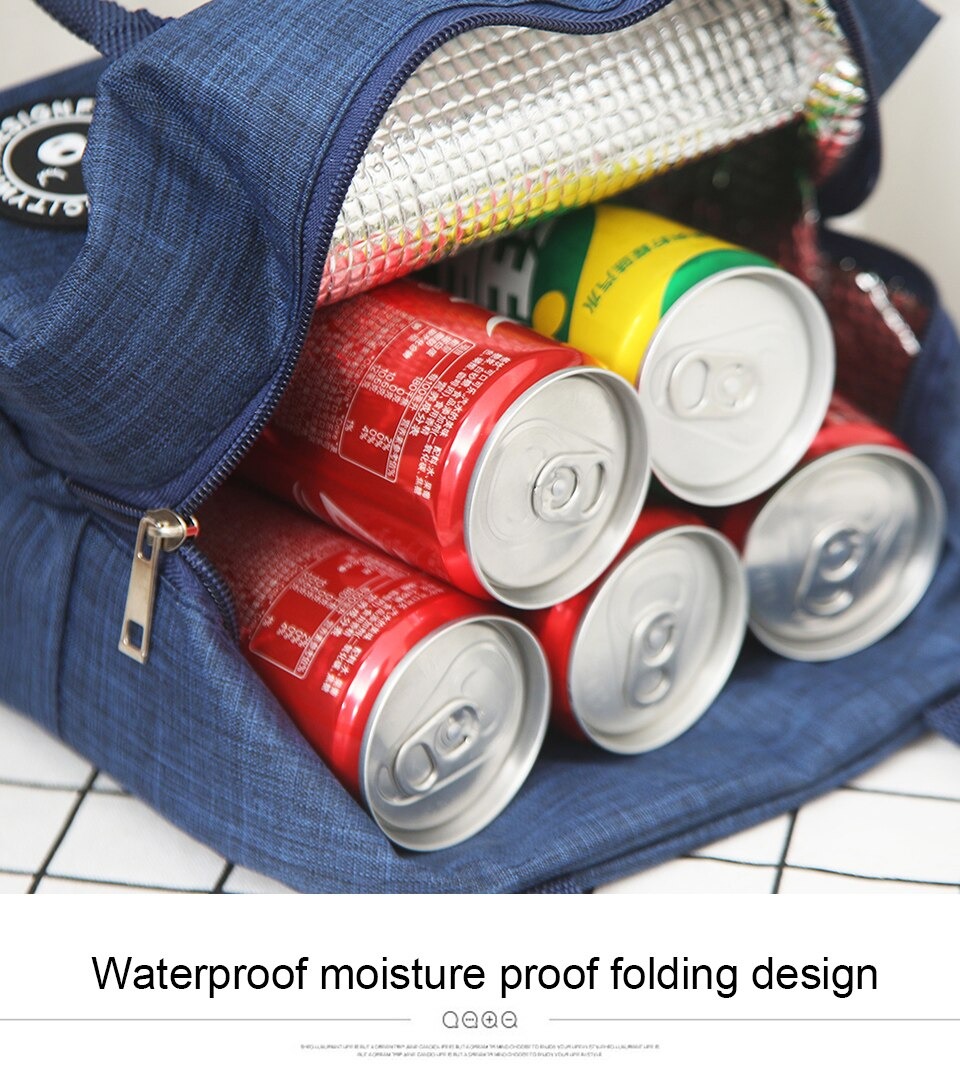Portable Thermal Insulated Lunch Bag – Perfect For School, Office, Outing, And Picnic - Image 3