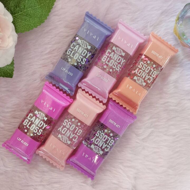 Cute Candy Lip Gloss Set of 6