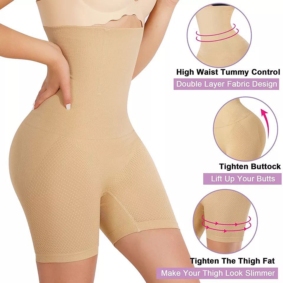 Lower Half Body Shaper Seamless High Waist Slimming Tummy Control Shapewear