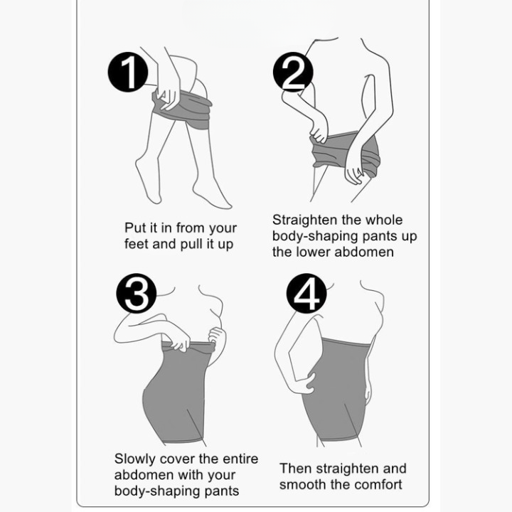 Lower Half Body Shaper Seamless High Waist Slimming Tummy Control Shapewear - Image 9