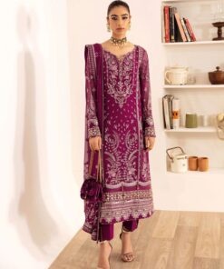 Gulaal - Embroidered & Sequined Chiffon Suit