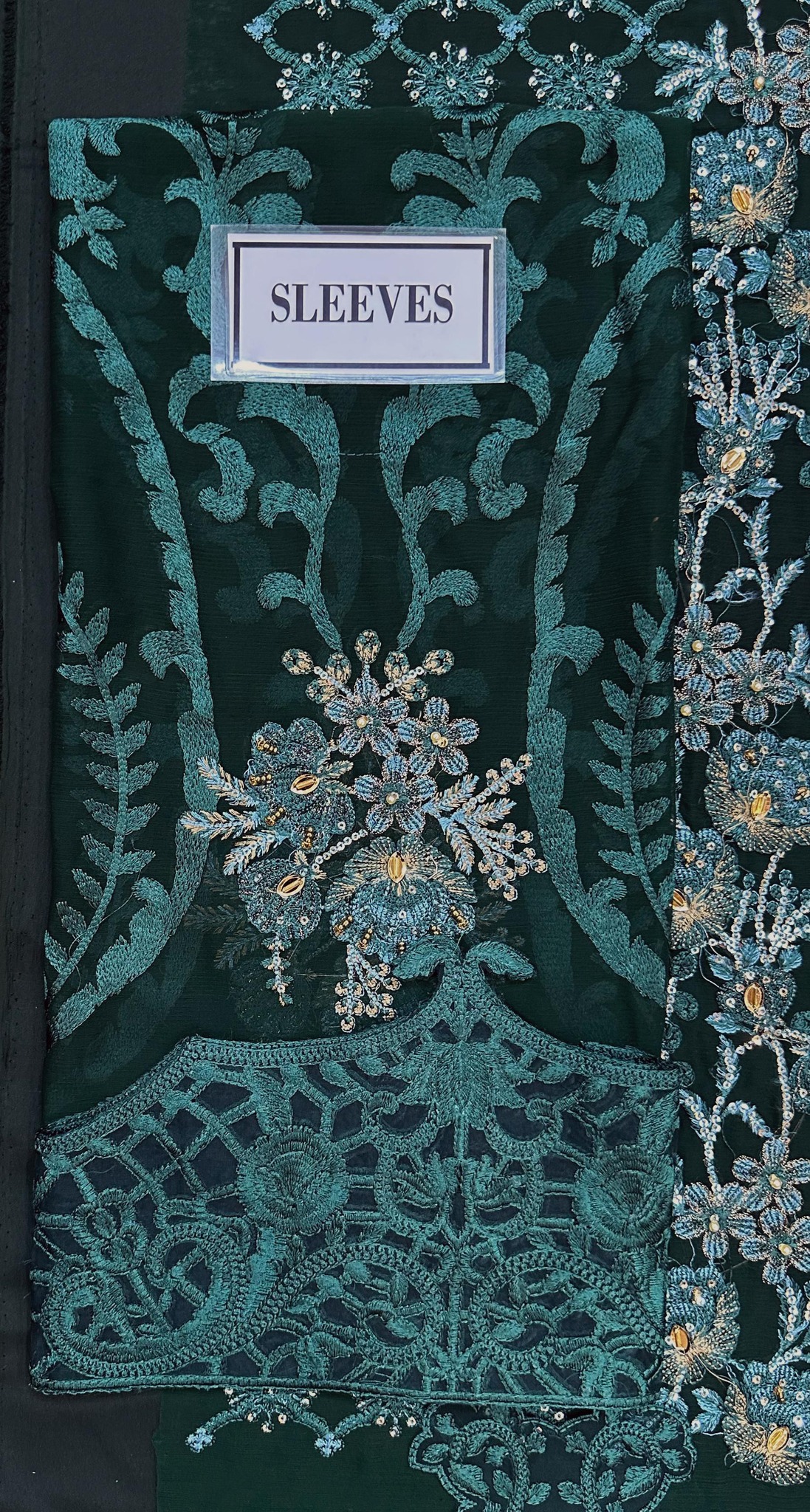 Maria B - Embroidered Chiffon Suit - Image 6