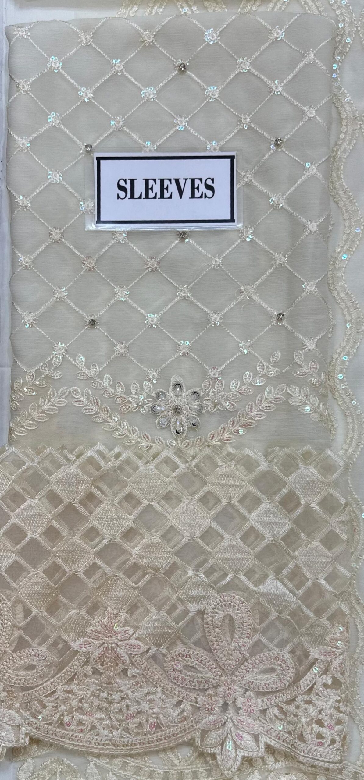 Maria B - Embroidered Chiffon Suit - Image 4