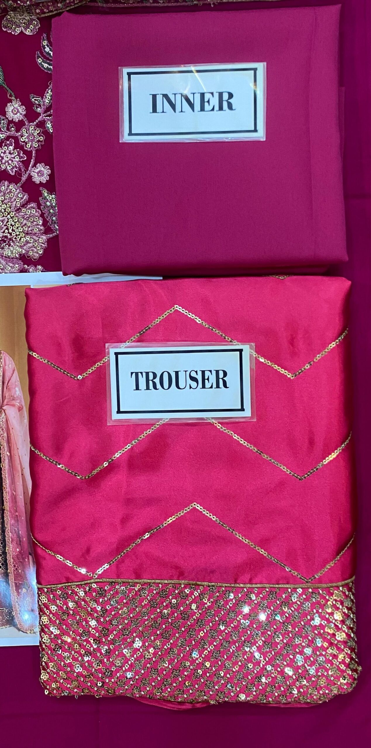 Jazmin - Semi Pure Embroidered Chiffon Suit - Image 9