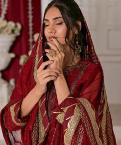 Alternative view of Baroque - Embroidered Chiffon Suit