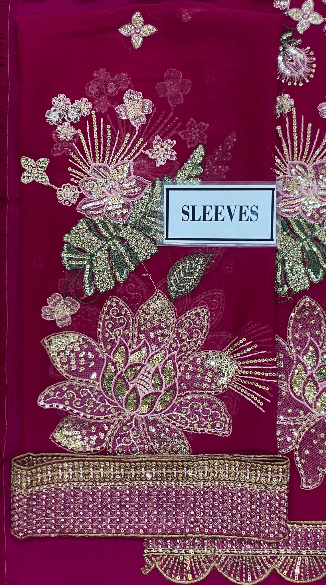 Jazmin - Semi Pure Chiffon Embroidered Suit - Image 5