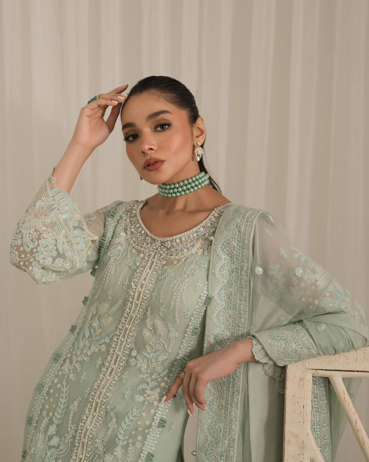Gulaal – Semi Pure Chiffon Embroidered Suit