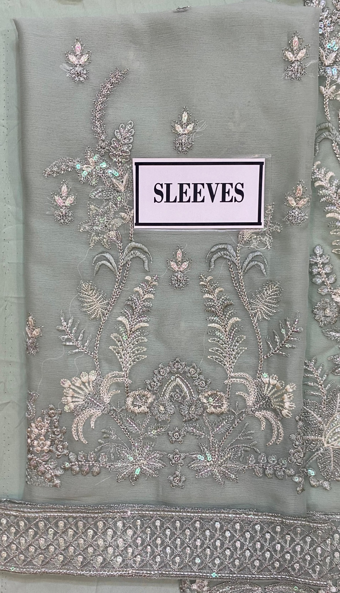 Gulaal – Semi Pure Chiffon Embroidered Suit - Image 7