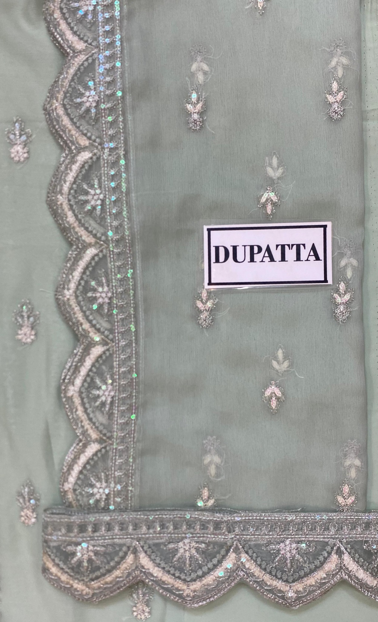 Gulaal – Semi Pure Chiffon Embroidered Suit - Image 9