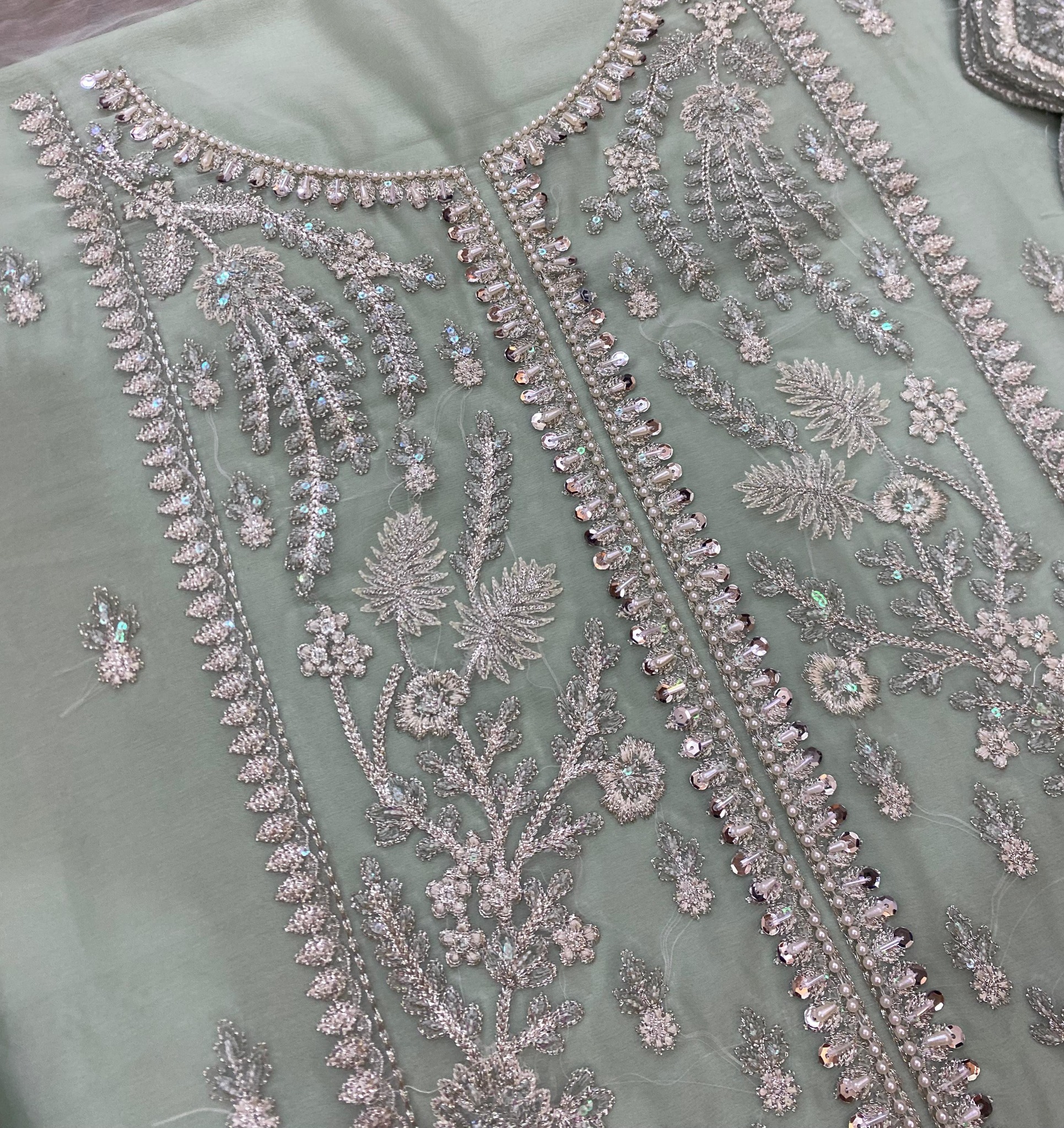 Gulaal – Semi Pure Chiffon Embroidered Suit - Image 10