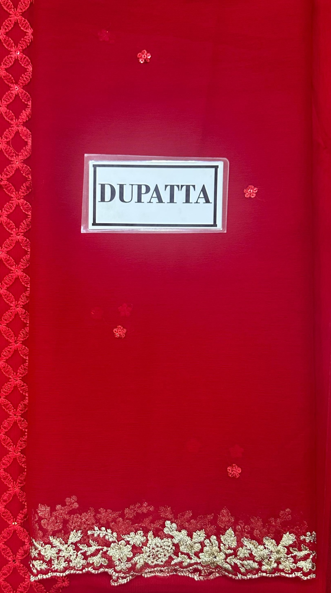 Azure - Semi Pure Chiffon Embroidered Suit - Image 6