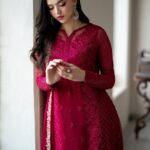 Azure - Semi Pure Chiffon Embroidered Suit