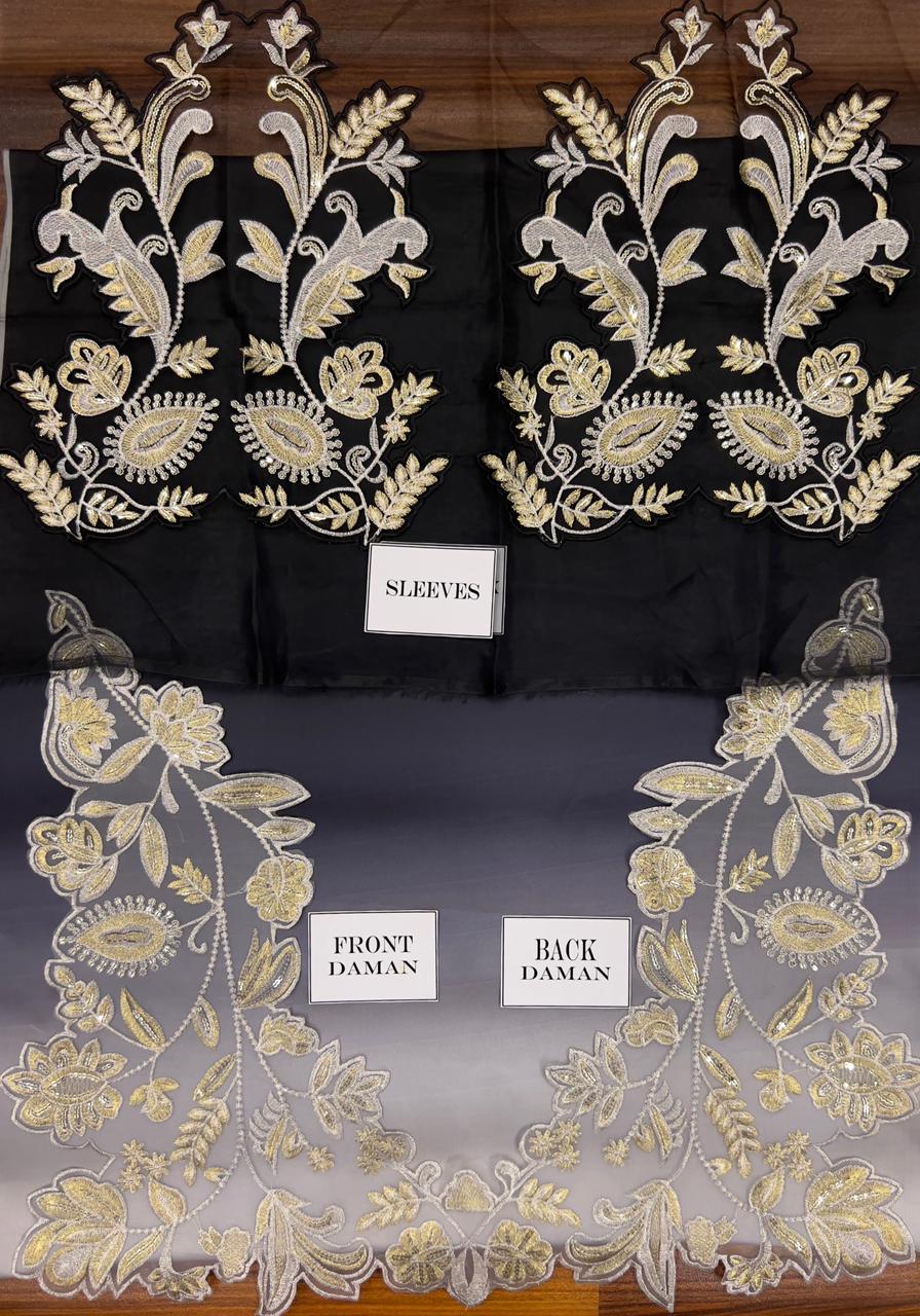 Pure Shamooz Suit - 3 Blending Colours (Black) - Image 5