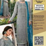 Heer's - Embroidered Organza Suit