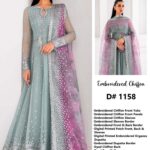 Jazmine - Embroidered Chiffon Maxi