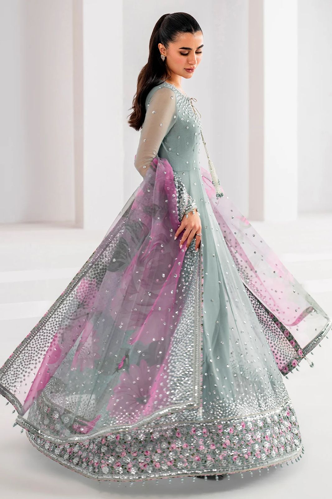 Jazmine - Embroidered Chiffon Maxi - Image 3