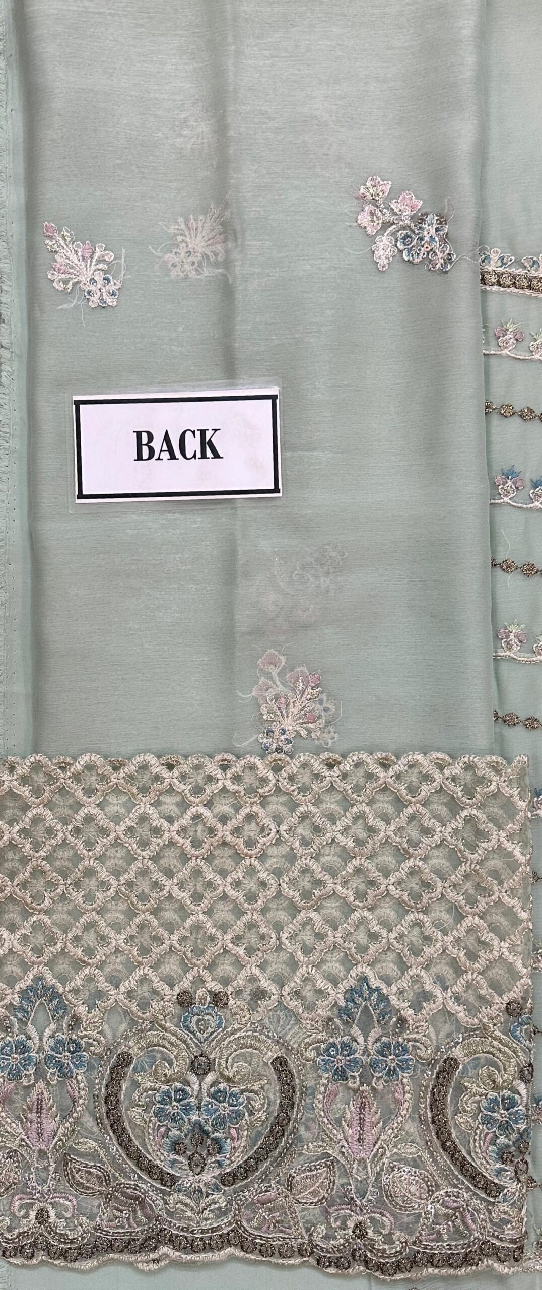 Imrozia - Semi Pure Embroidered Chiffon Suit - Image 9