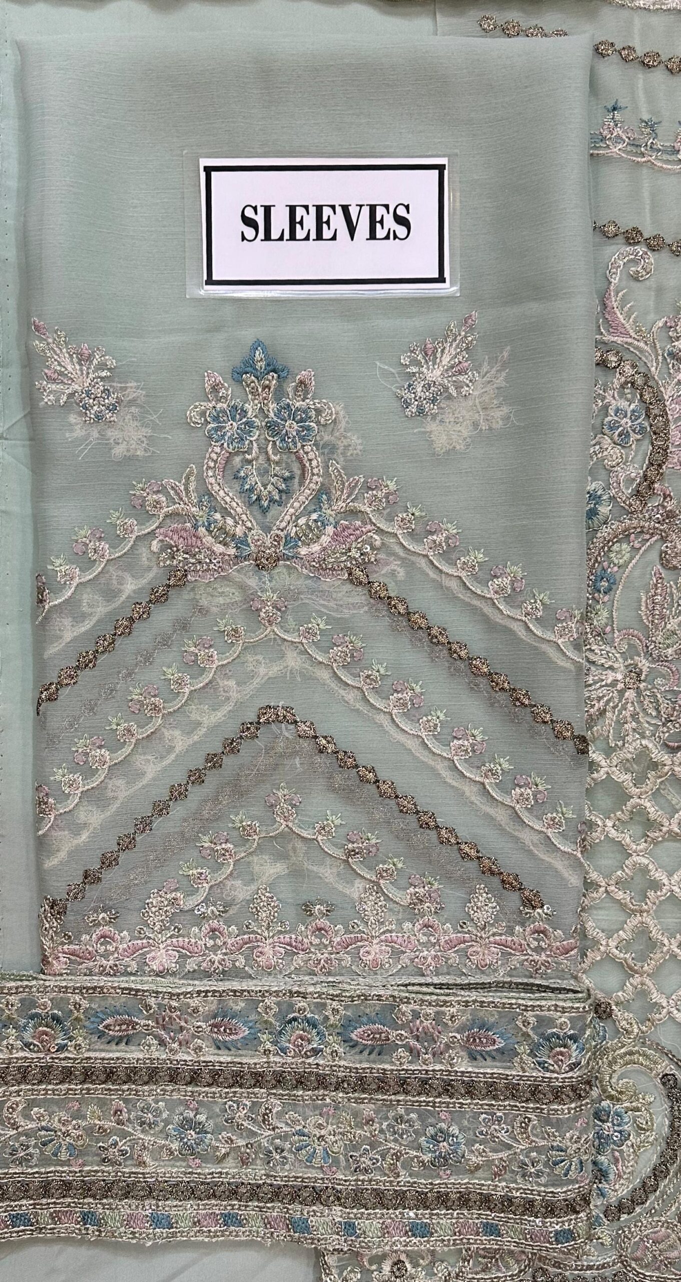 Imrozia - Semi Pure Embroidered Chiffon Suit - Image 6