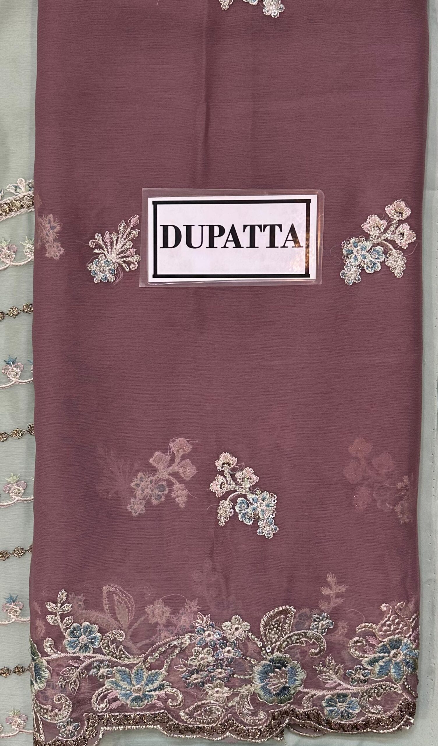 Imrozia - Semi Pure Embroidered Chiffon Suit - Image 10