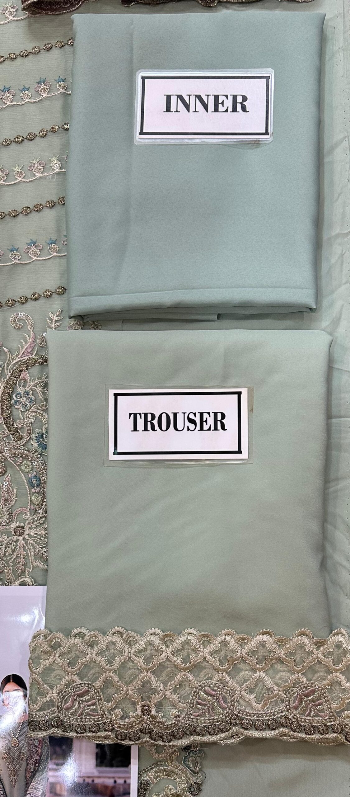 Imrozia - Semi Pure Embroidered Chiffon Suit - Image 11