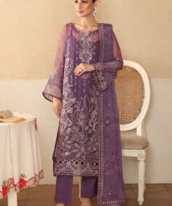 Ramsha - Semi Pure Embroidered Chiffon Suit