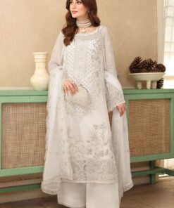 Ramsha - Semi Pure Embroidered Chiffon Suit
