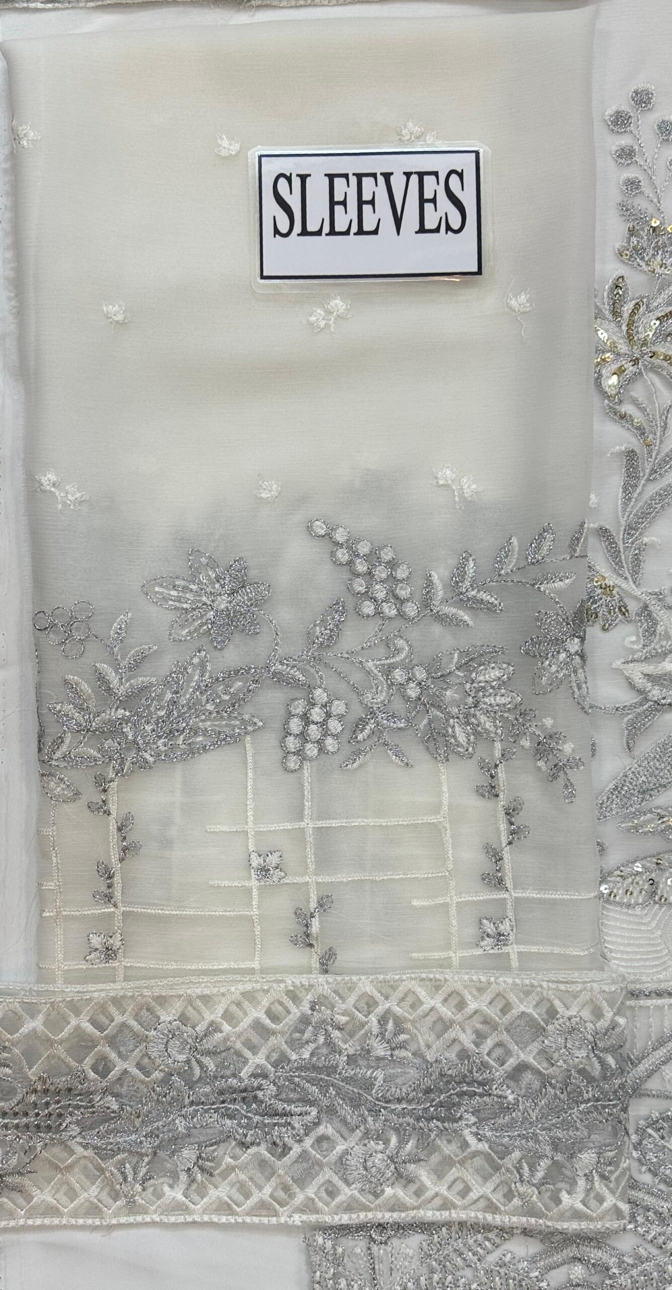 Ramsha - Semi Pure Embroidered Chiffon Suit - Image 7