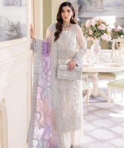 Kanwal - Pure Bamber Embroidered Chiffon Suit