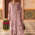 Ramsha - Semi Pure Embroidered Chiffon Suit