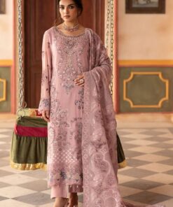Ramsha - Semi Pure Embroidered Chiffon Suit