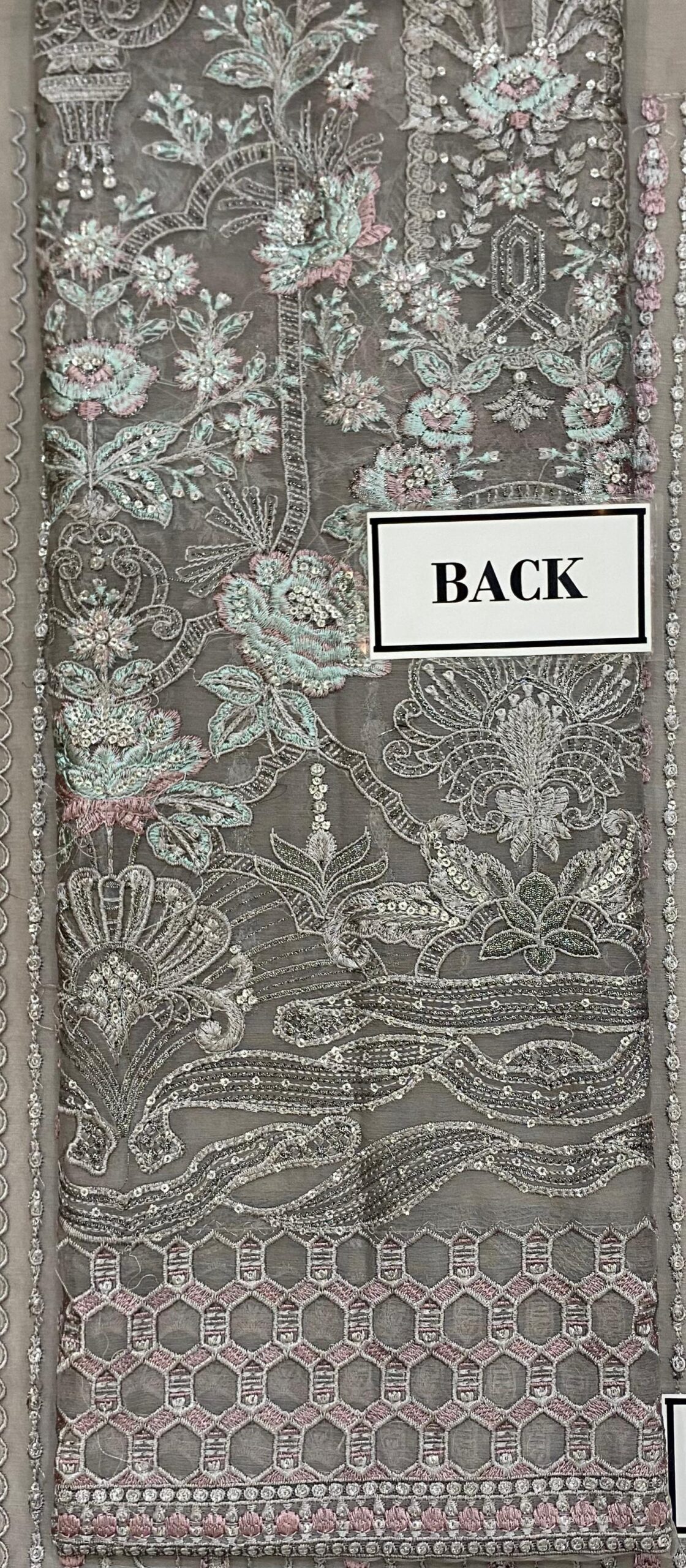 Flossie - Embroidered Chiffon Suit - Image 5