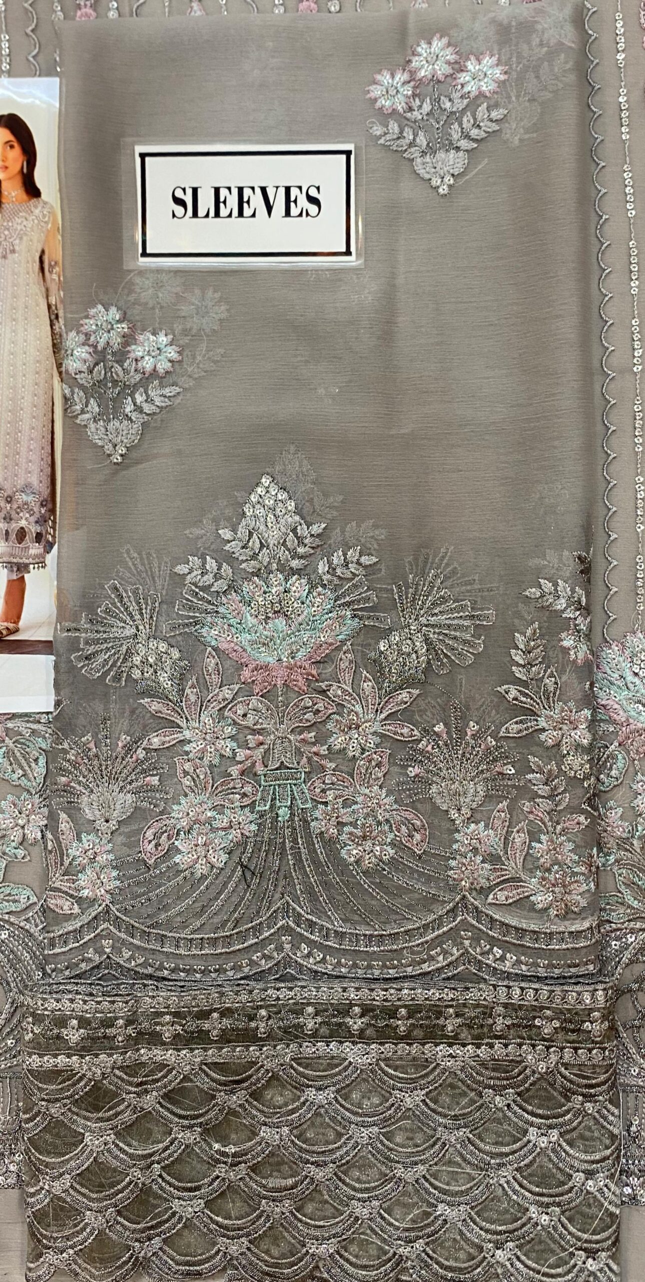 Flossie - Embroidered Chiffon Suit - Image 6