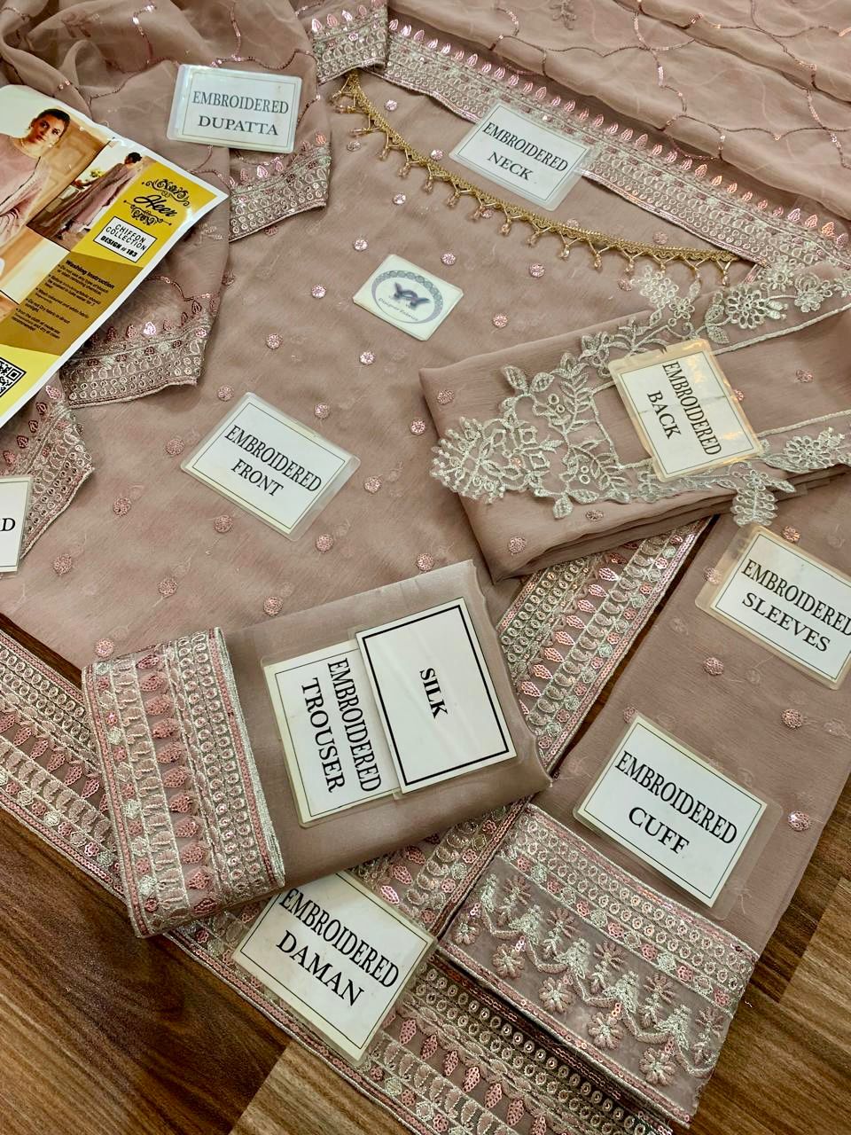 Heer's - Fully Sequence Embroidered Suit - Image 4