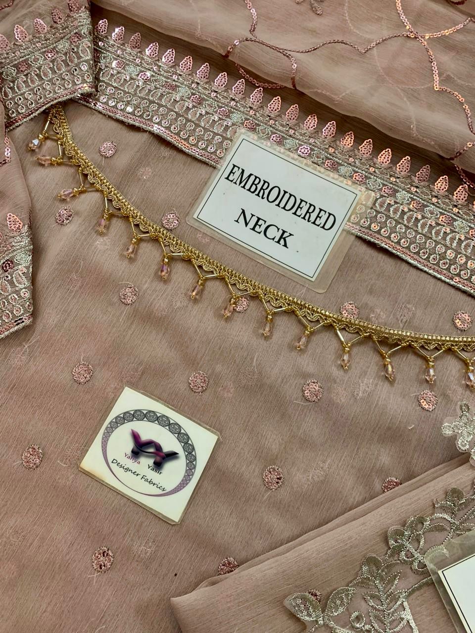 Heer's - Fully Sequence Embroidered Suit - Image 5