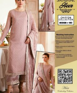 Heer's - Fully Sequence Embroidered Suit