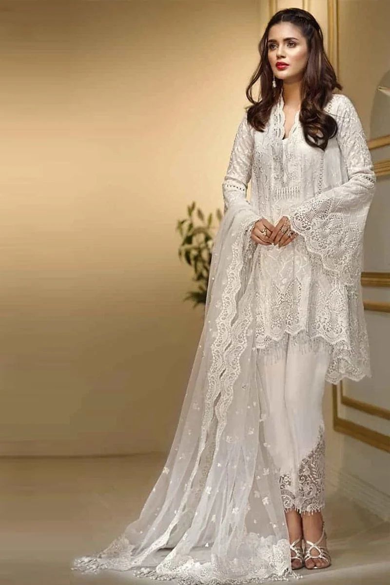 Anaya - Fully Sequence Embroidered Chiffon Suit