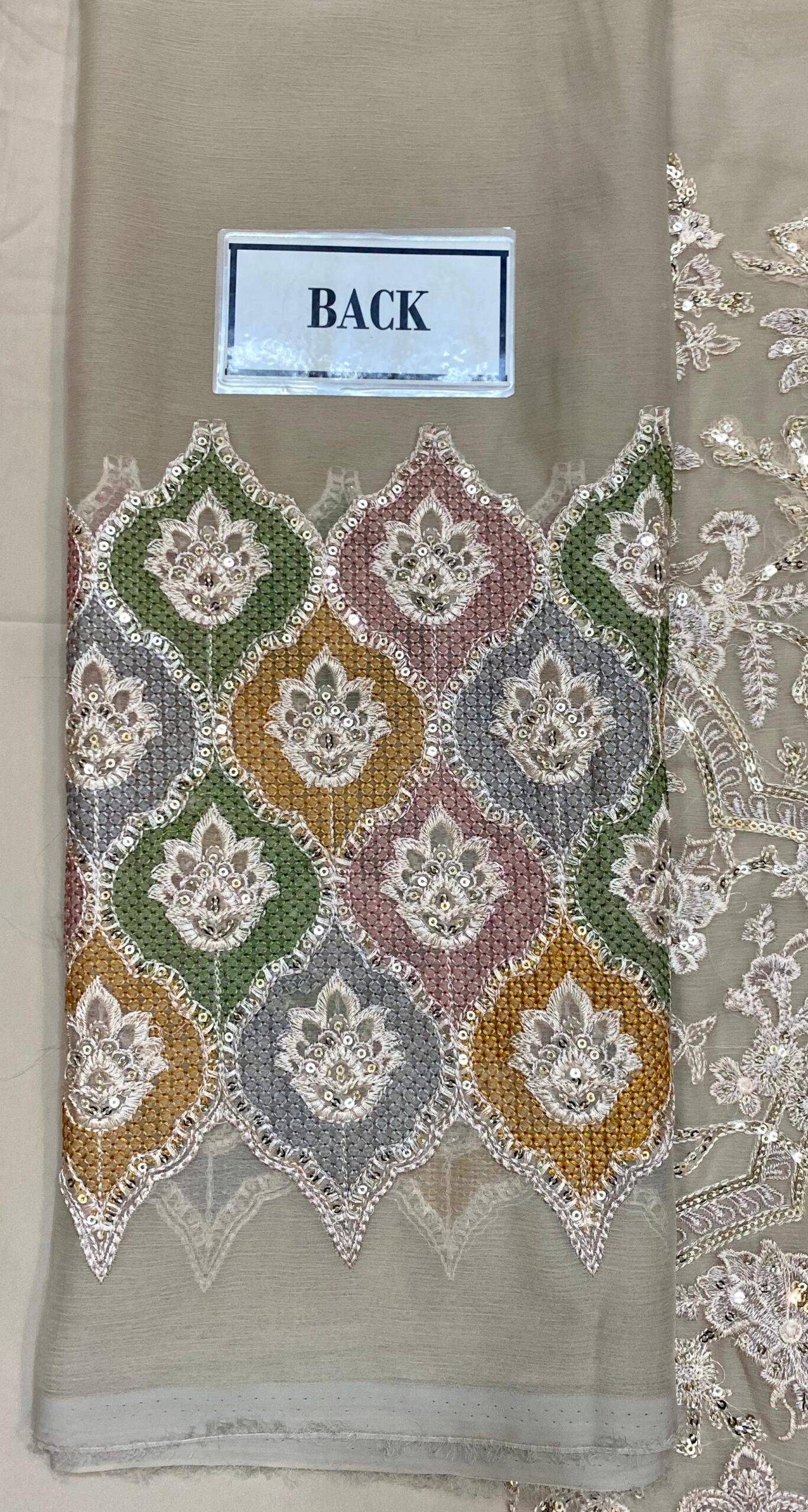 Jazmin - Embroidered Chiffon Suit - Image 6