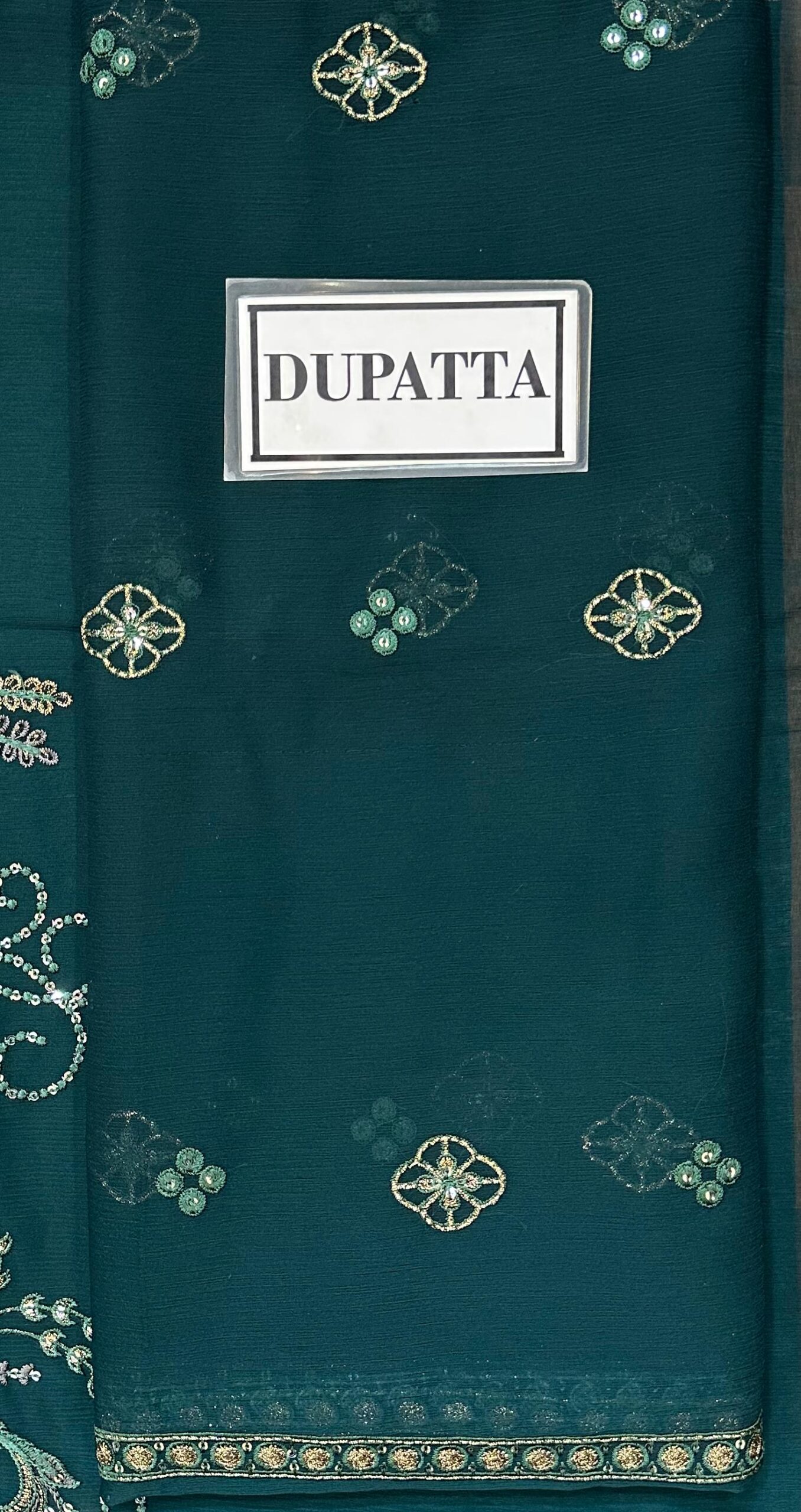 Laavish - Semi Pure Embroidered Chiffon - Image 11