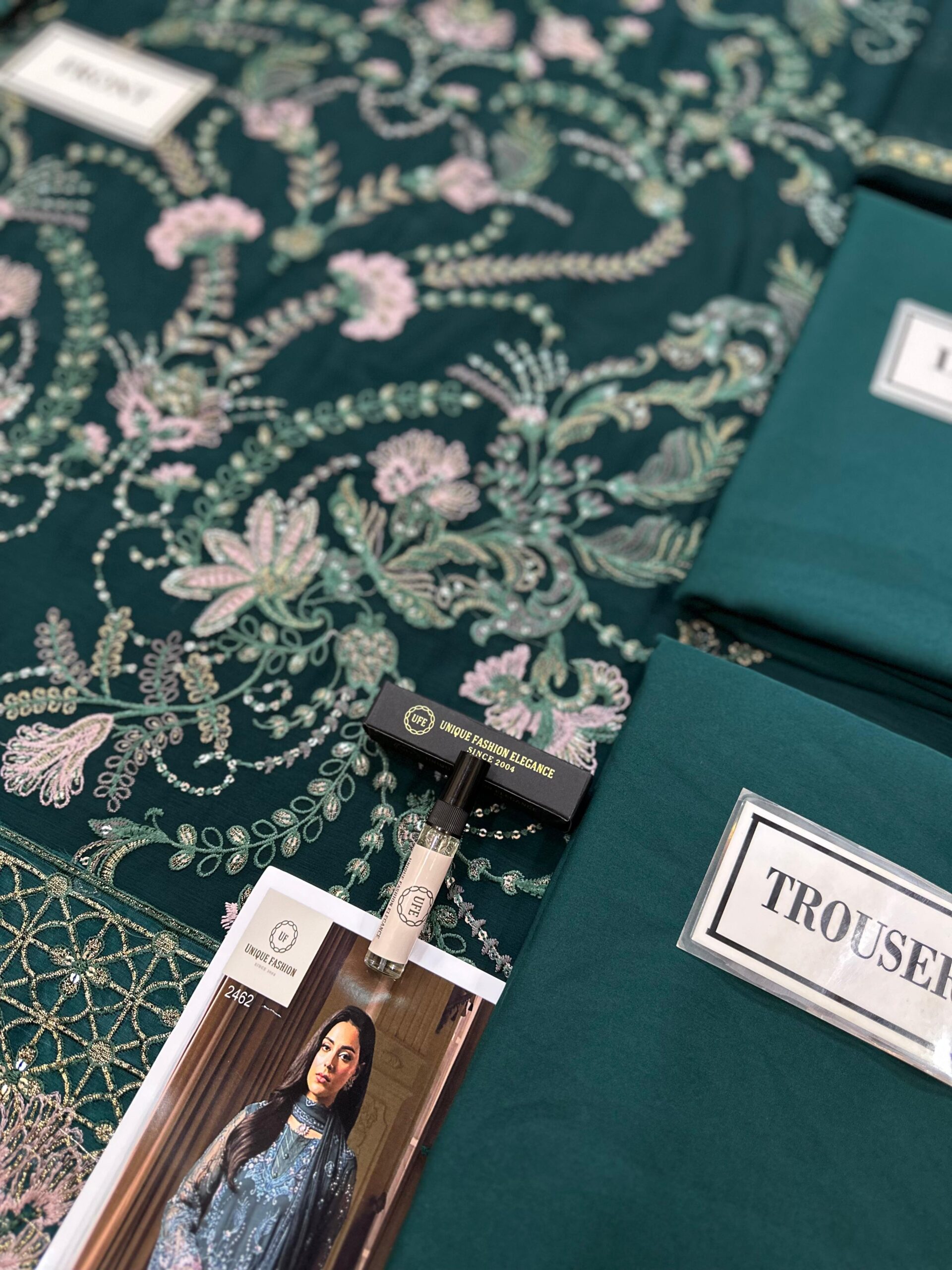 Laavish - Semi Pure Embroidered Chiffon - Image 6