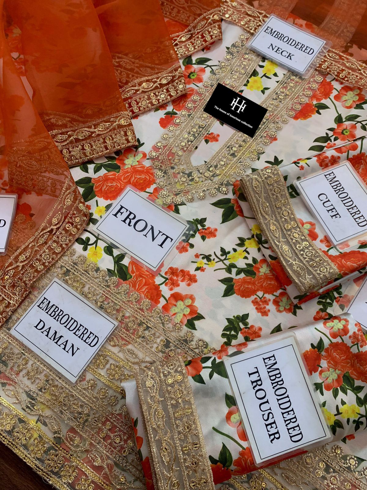 Sheenora - Digital Print Silk Embroidered Suit - Image 4